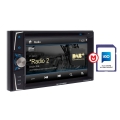 Macrom M-DVD6000DAB 2 DIN multimédia, fejegység SD / USB / Bluetooth / DVD / NAVIGÁCIÓ + iGo Primo 2 Macrom M-DVD6000DAB 2 DIN multimédia, fejegység SD / USB / Bluetooth / DVD / NAVIGÁCIÓ + iGo Primo 2